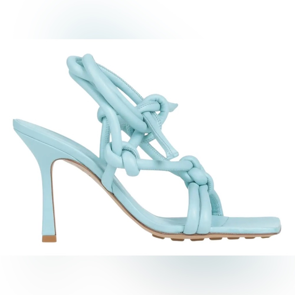 Bottega Veneta Knotted leather Sandal Heel